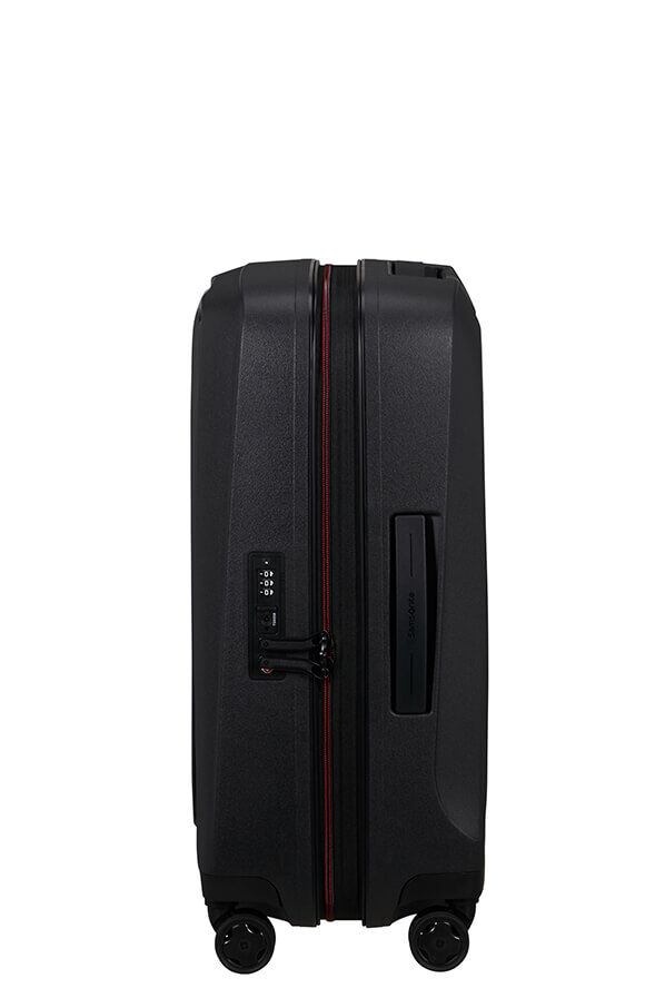 Samsonite Essens Spinner Expandable ZIP 55cm  Charcoal/Red