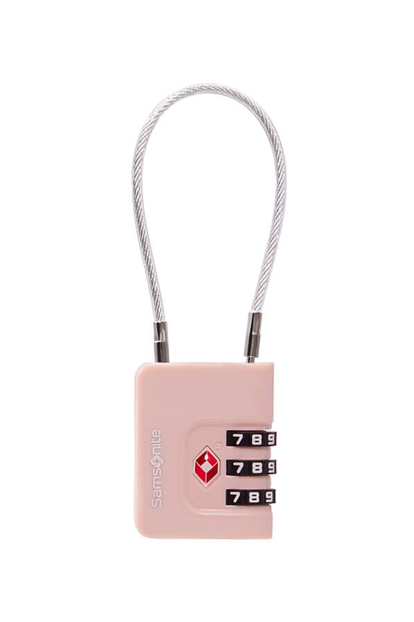 Samsonite Ta Revolution Cablelock 3 dial TSA  Rose