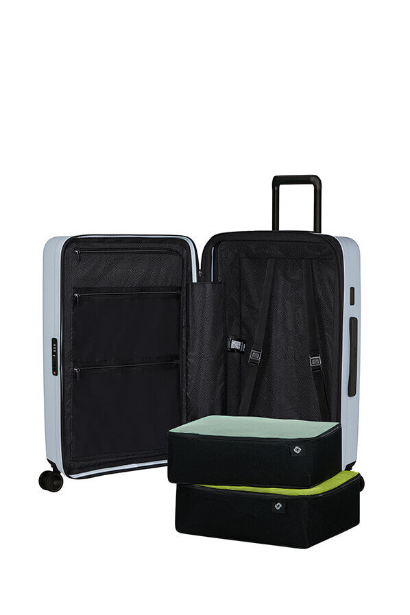 Samsonite Restackd Spinner Expandable 68cm  Glacier Samsonite Restackd Spinner Expandable 68cm  Glacier