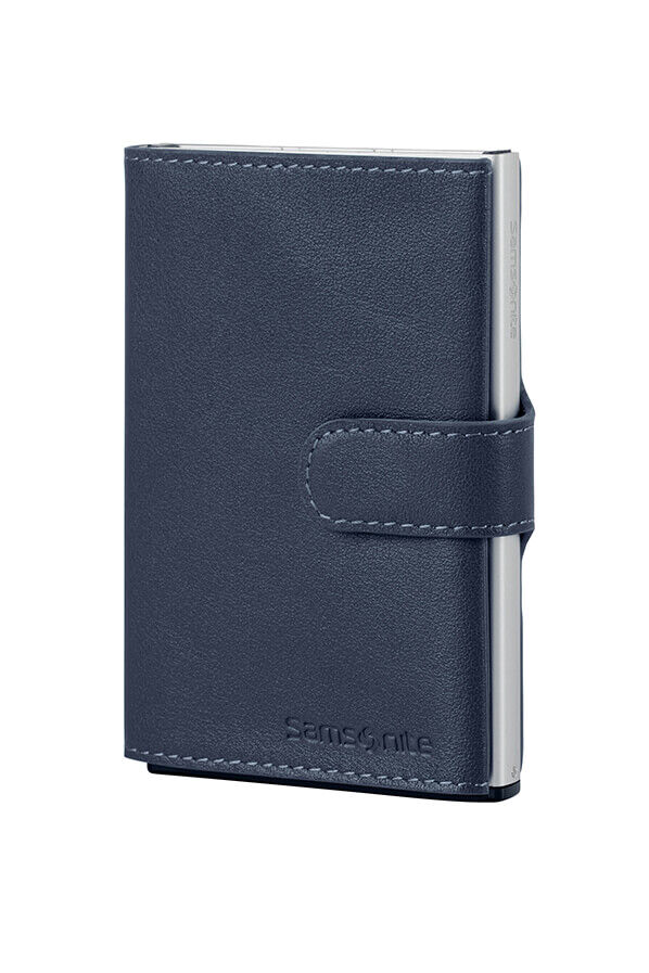 Samsonite Alu Fit 202 - Slide-up Wallet  Blau