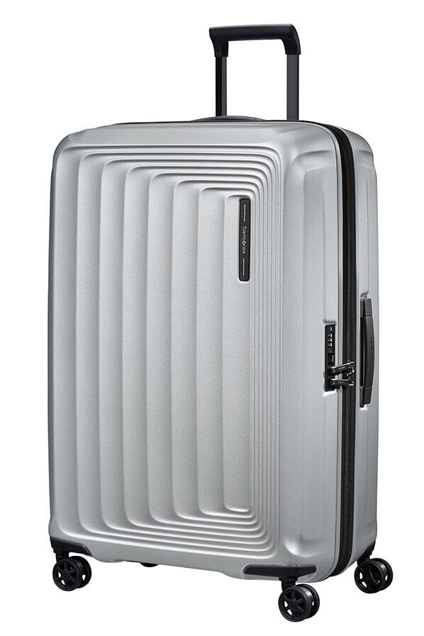 Samsonite Nuon Spinner Expandable 75cm  Matt Silver Samsonite Nuon Spinner Expandable 75cm  Matt Silver
