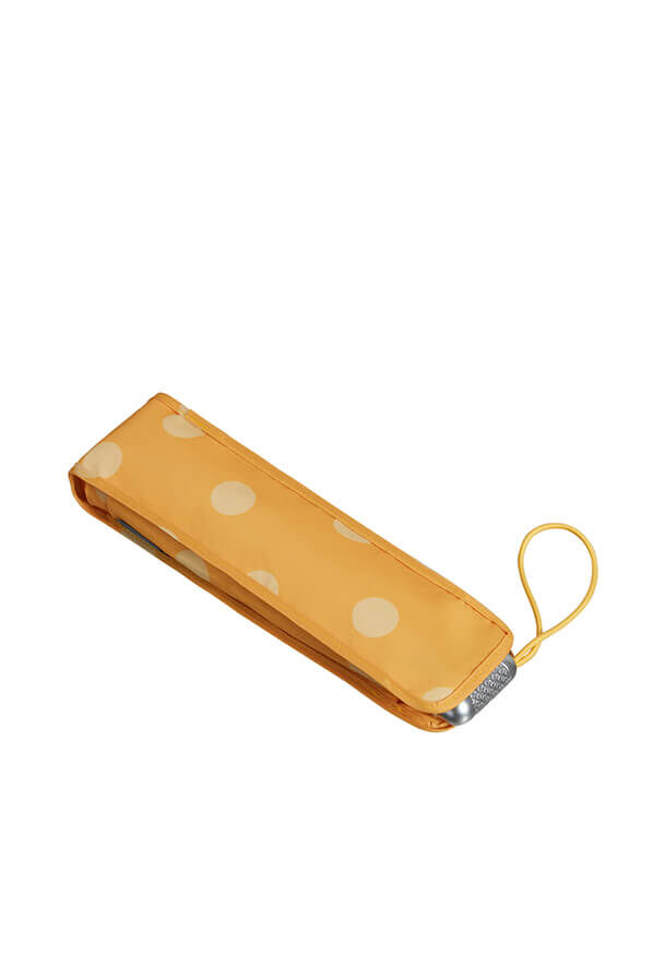 Samsonite Alu Drop S 3 Sect. Manual Flat  Yellow Polka Dots Samsonite Alu Drop S 3 Sect. Manual Flat  Yellow Polka Dots