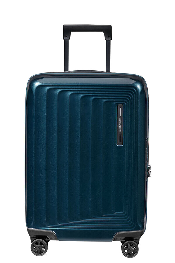 Samsonite Nuon Spinner Expandable 55cm  Metallic Dark Blue
