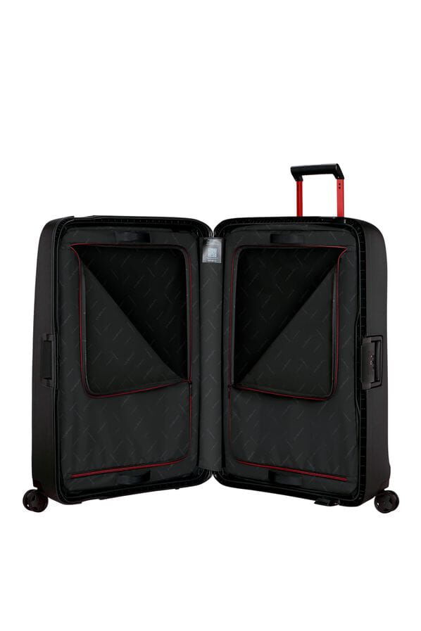 Samsonite Essens Spinner 81cm  Charcoal/Red Samsonite Essens Spinner 81cm  Charcoal/Red