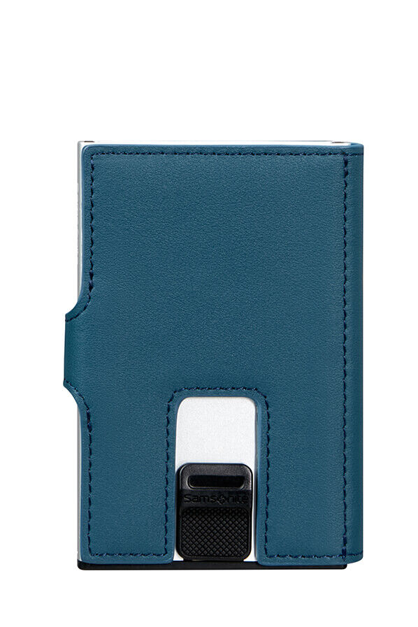 Samsonite Alu Fit Slide-up Wallet Proxis  Petrol Blau