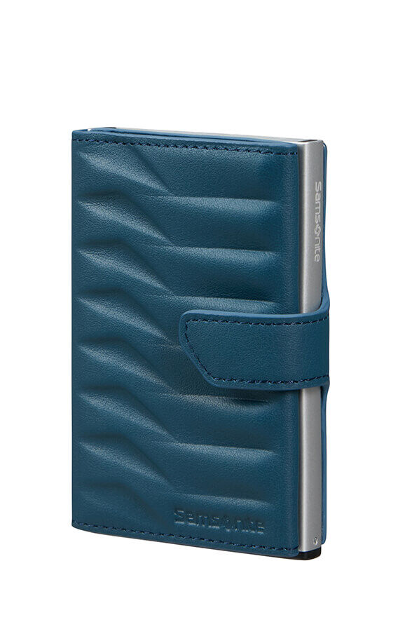 Samsonite Alu Fit Slide-up Wallet Proxis  Petrol Blau