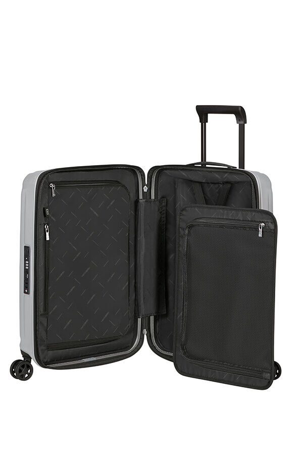 Samsonite Nuon Spinner Expandable 55cm  Matt Silver Samsonite Nuon Spinner Expandable 55cm  Matt Silver