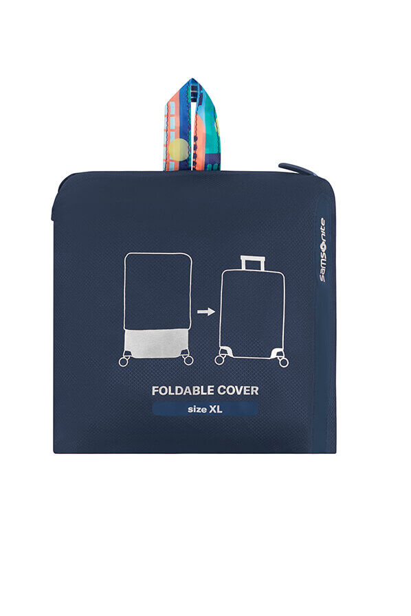 Samsonite Ta Revolution Foldable Luggage Cover XL  City Print