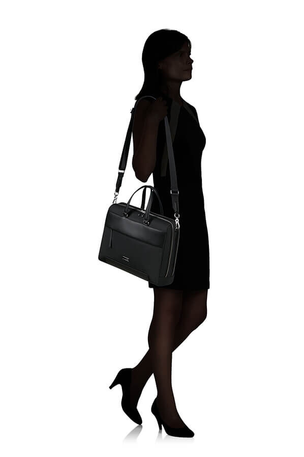 Samsonite Zalia 3.0 Bailhandle 2 Compartments 15.6'  Black Samsonite Zalia 3.0 Bailhandle 2 Compartments 15.6'  Black