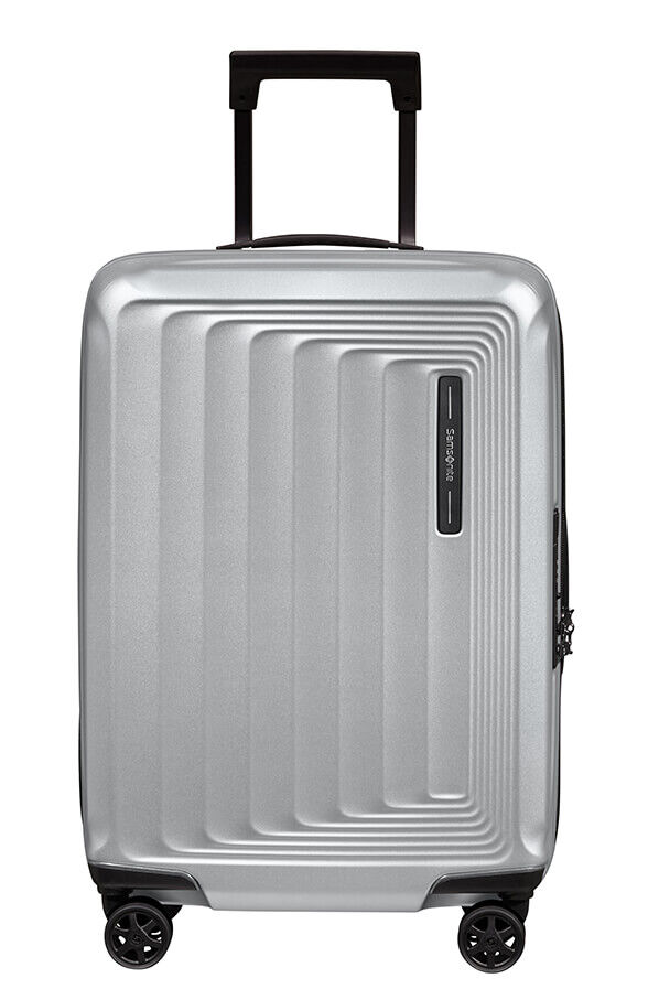Samsonite Nuon Spinner Expandable 55cm  Matt Silver Samsonite Nuon Spinner Expandable 55cm  Matt Silver