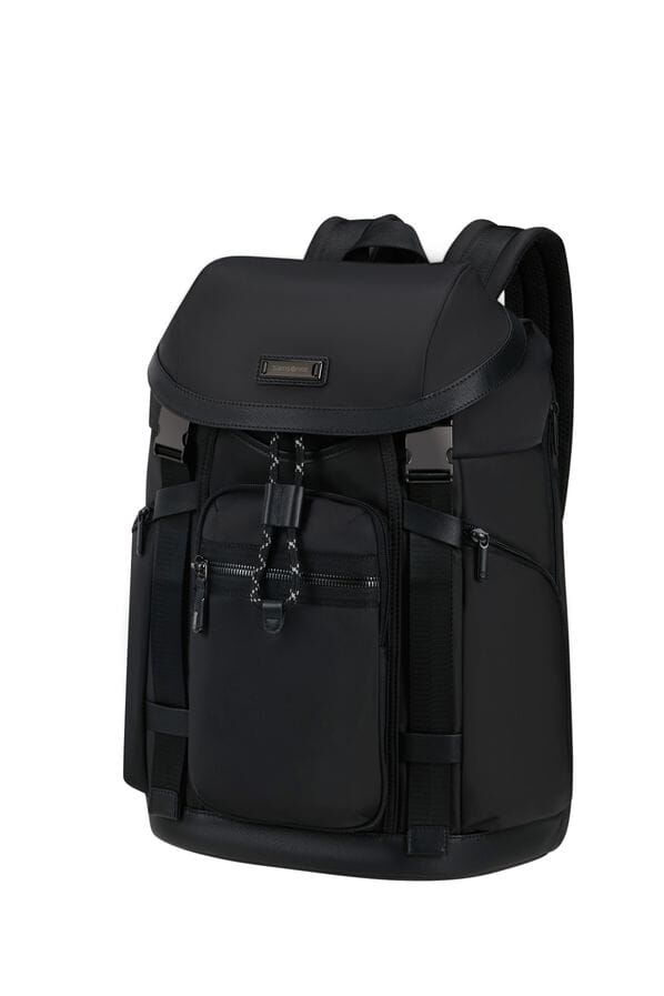 Samsonite Relyon Backpack M 15.6'' with flap  Black