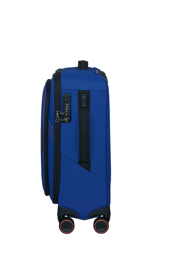 Samsonite Glazed Spinner Expandable 55cm  Electric blue