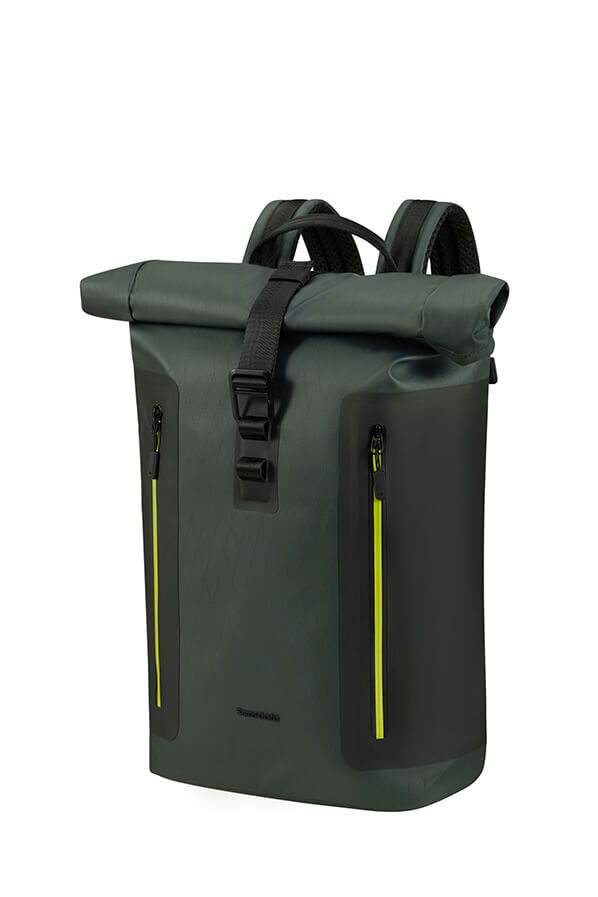Samsonite Coatify Biz Rolltop Backpack 15.6'  Dark Teal/Lime