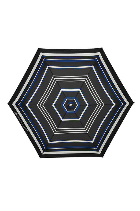 Samsonite Alu Drop S 3 Sect. Manual Flat  Blue Stripes Samsonite Alu Drop S 3 Sect. Manual Flat  Blue Stripes