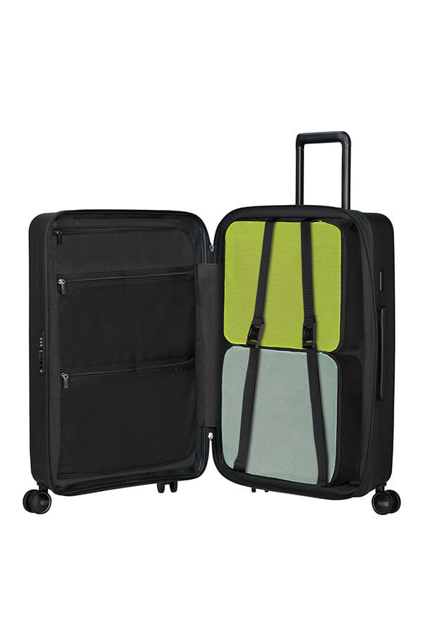 Samsonite Restackd Spinner Expandable 68cm  Schwarz