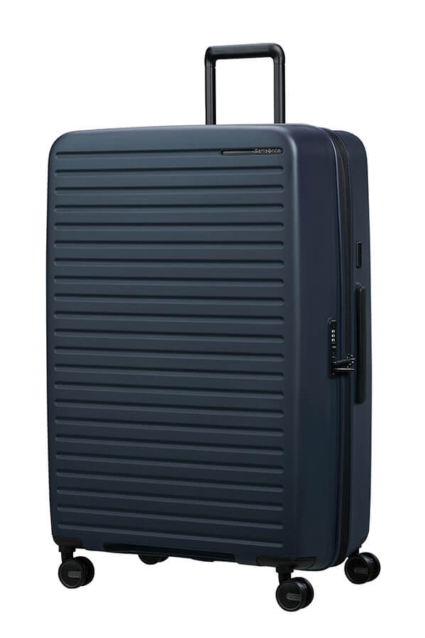 Samsonite Restackd Spinner Expandable 81cm  Midnight Samsonite Restackd Spinner Expandable 81cm  Midnight