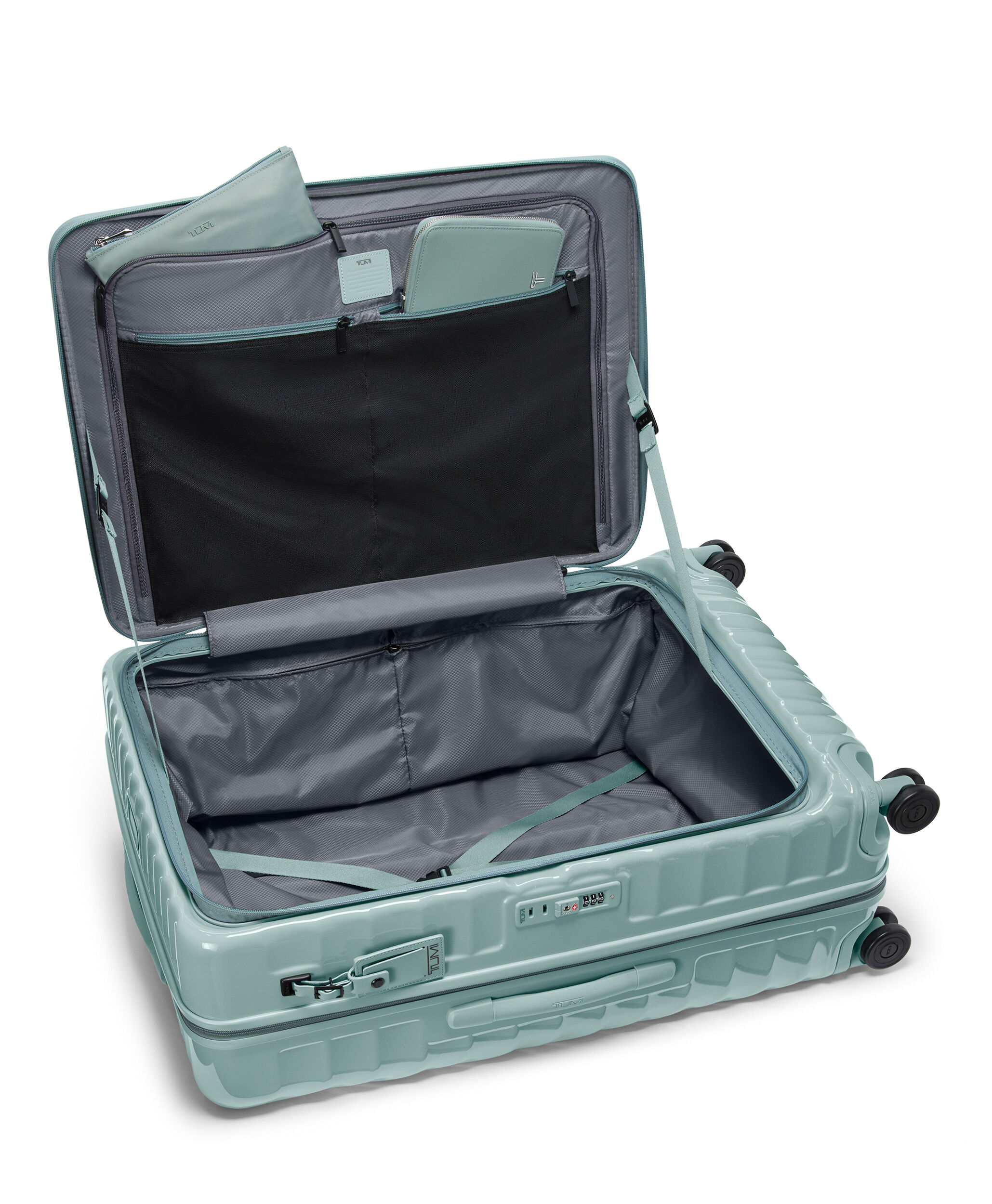 19 Degree Front Access Trolley mit 4 Rollen Erweiterbar 66 cm